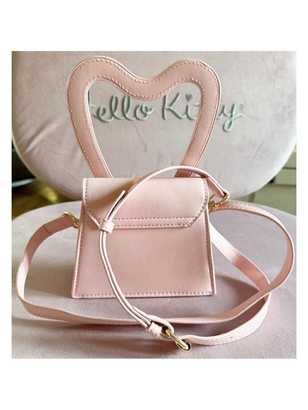 Barbie Mini Purse by Truly Crossbody Blush Pink Adjustable Straps - Picture 6 of 8